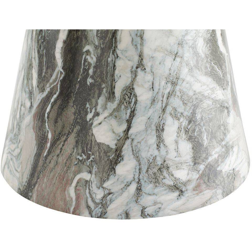 Forgey 82 X 30 inch Verde Faux Marble and Ebony Dining Table