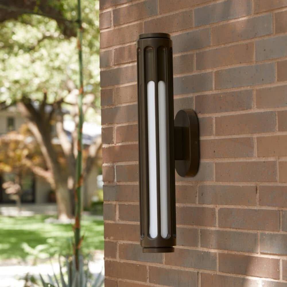 Inset 1 Light 25.5 inch Marine Grade Aged English Bronze Outdoor Sconce