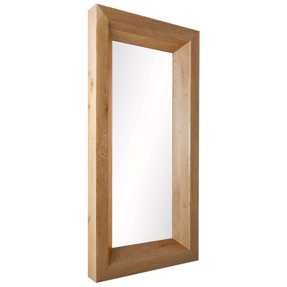 Jenison Natural Blonde Floor Mirror