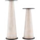Rotunno Cerused Blonde Candleholders, Set of 2