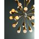 Eva 27.5 inch Antique Brass Chandelier Ceiling Light