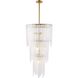 Raine 7 Light 21 inch Clear Seedy Chandelier Ceiling Light