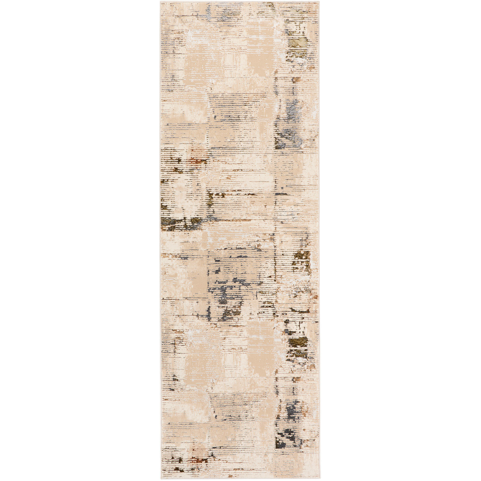 Salim Ivory and Brown Indoor Rug