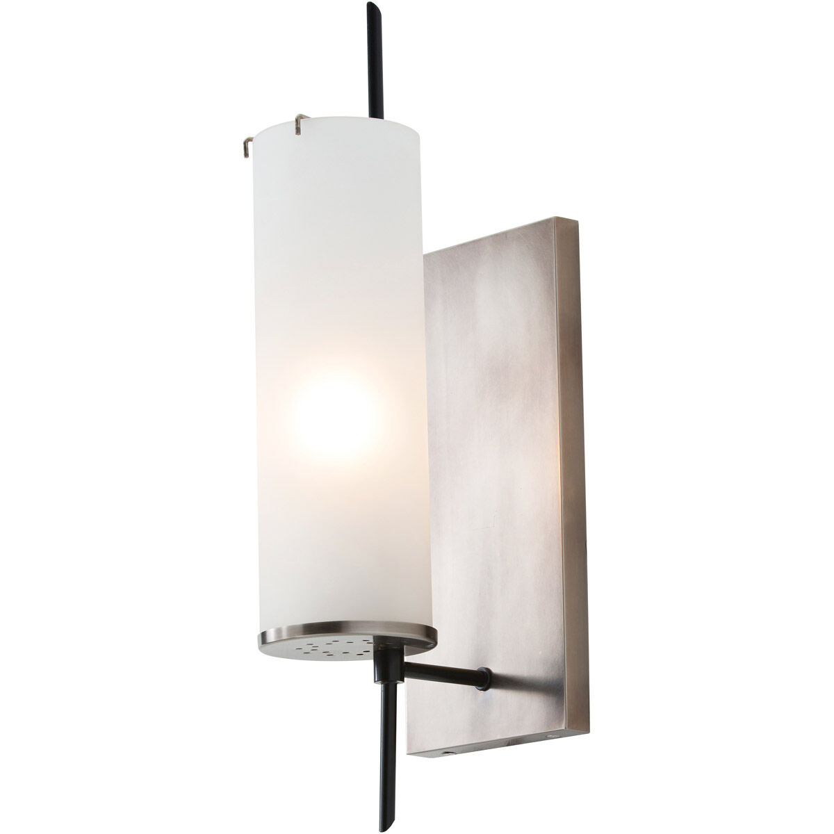 Stefan Sconce Wall Light in Vintage Silver/Bronze, Essential Lighting