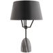 Hodgins 27.5 inch 150.00 watt Galaxy Marble and Bronze Lamp Portable Light