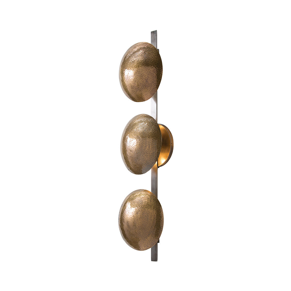 Diesel 6 Light 9 inch Antique Brass/Natural Iron Sconce Wall Light, Round