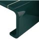 Turnley 55 X 17 inch Peacock and Antique Brass Coffee Table