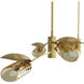 Ximena 6 Light 64 inch Antique Brass Chandelier Ceiling Light
