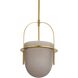 Kathleen 1 Light 19 inch Antique Brass Pendant Ceiling Light, Large