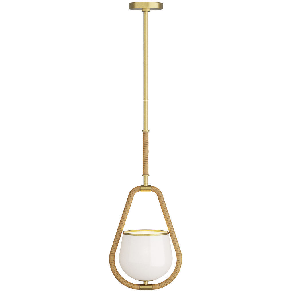 Arlie 1 Light 11 inch Antique Brass Pendant Ceiling Light