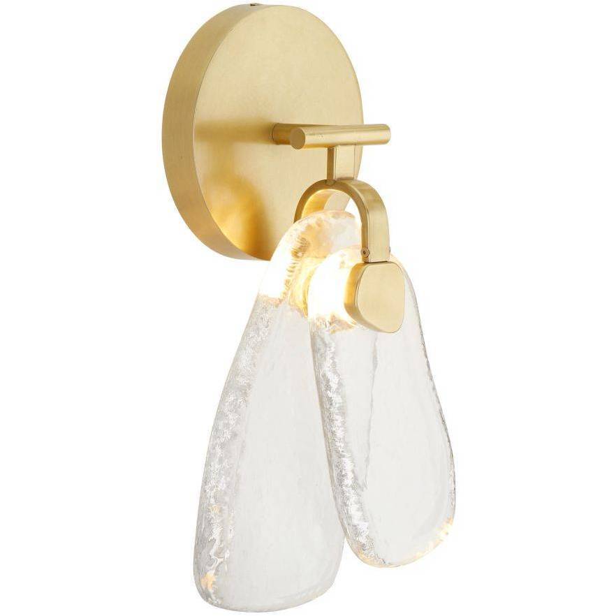 Melt LED 7.5 inch Antique Brass ADA Sconce Wall Light