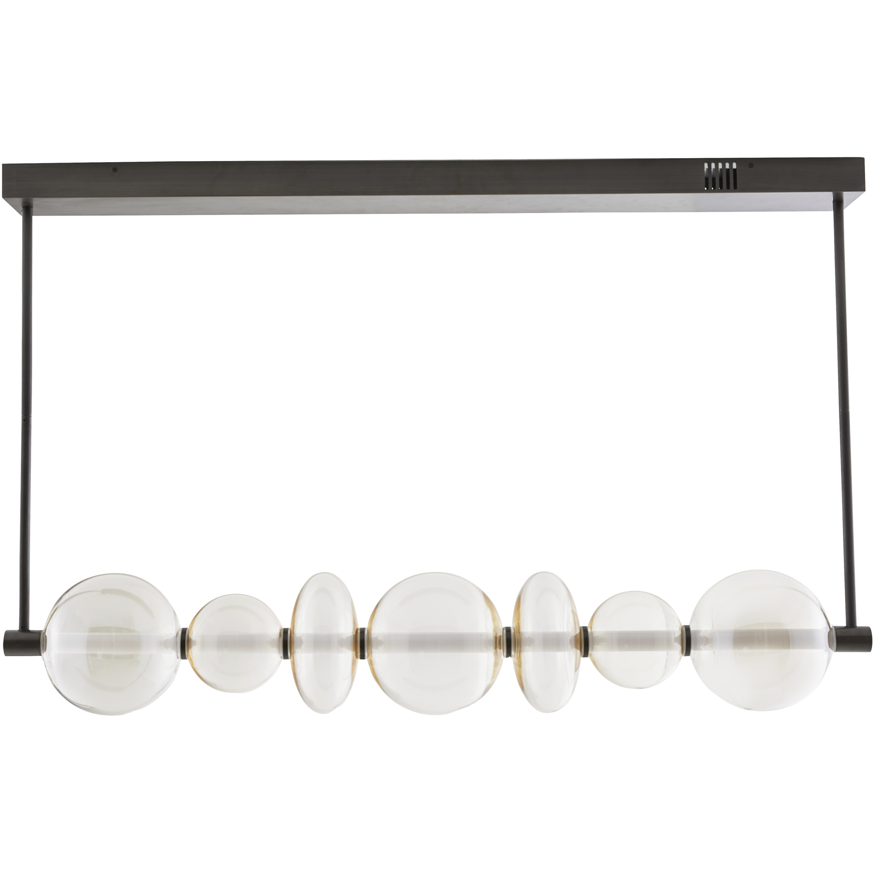 Raphael 1 Light 48 inch English Bronze Linear Chandelier Ceiling Light