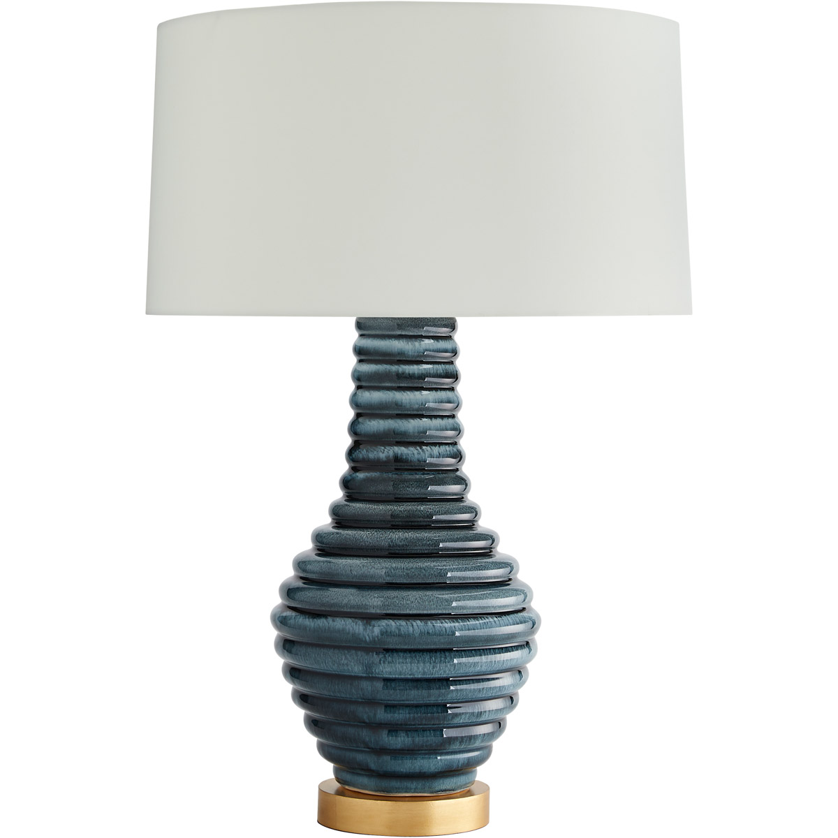 Bartoli 29 inch 150 watt Amalfi and Gold Leaf Table Lamp Portable Light