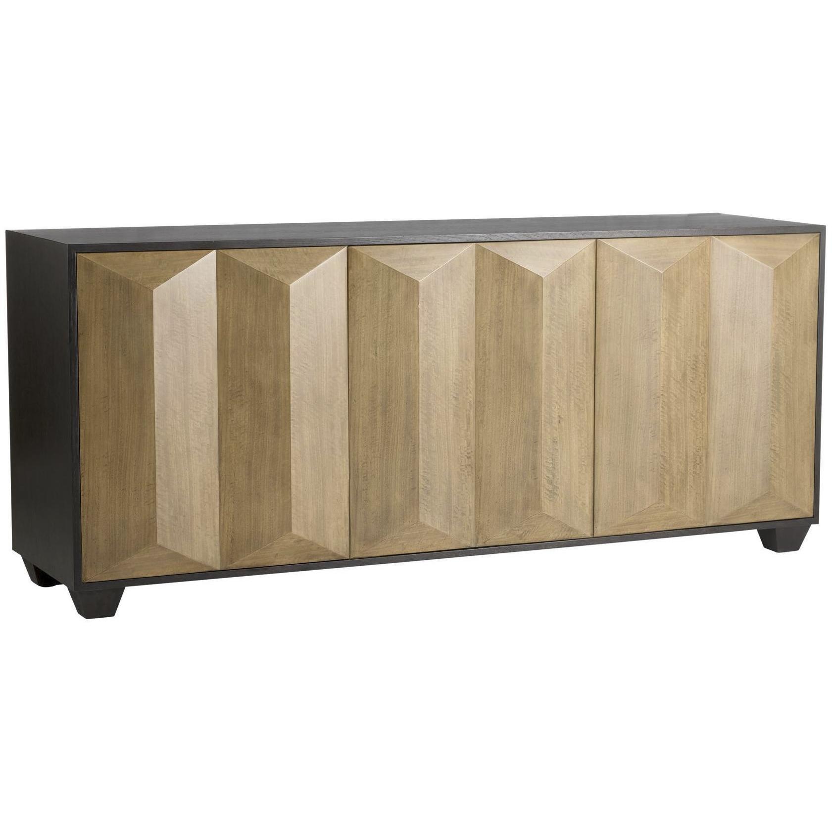 Sapphire 79 inch Chamois Gray Credenza