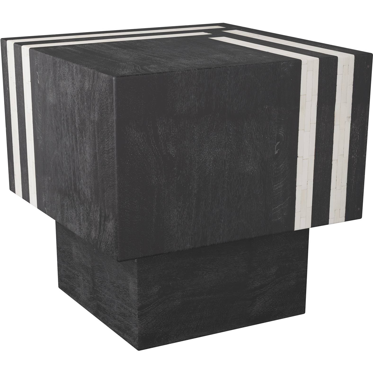 Burton 20 X 20 inch Ebony Accent Table