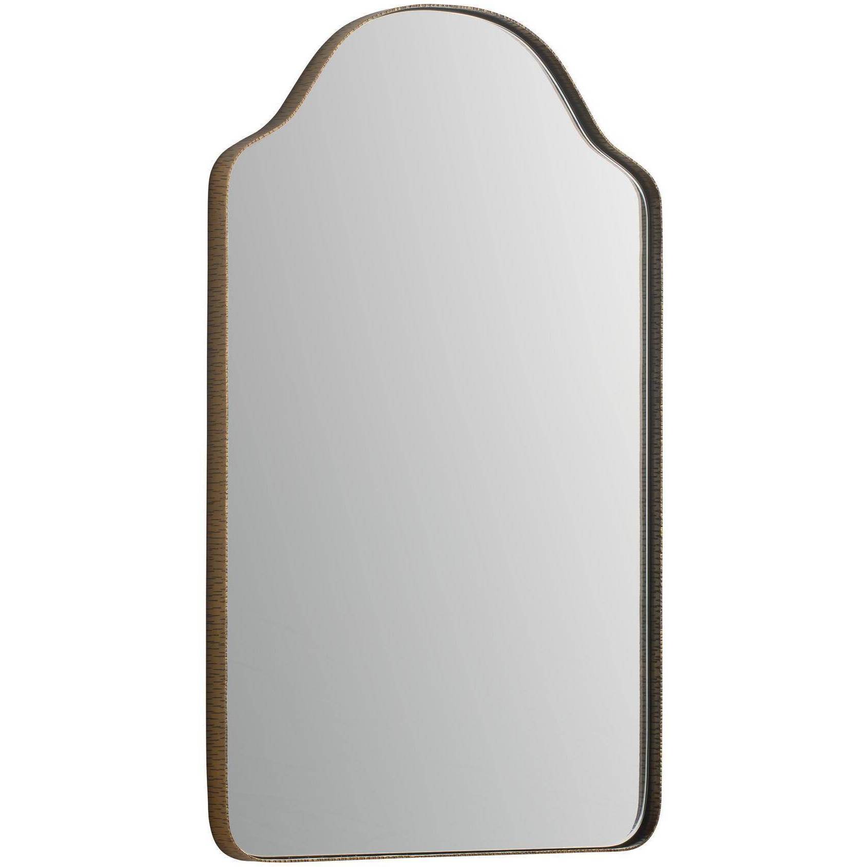 Ayers 36 X 22 inch Antique Brass Mirror, Large