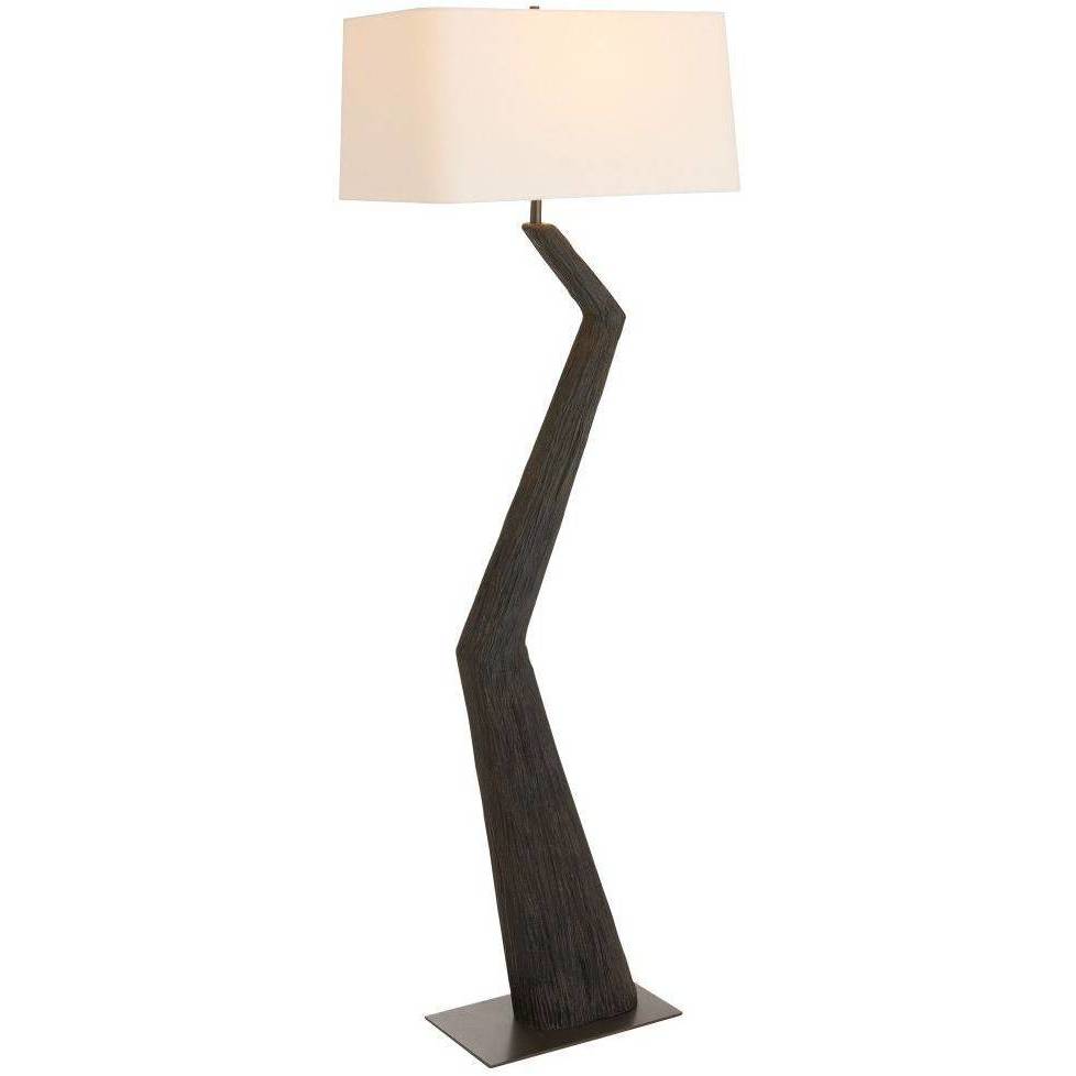 Graceland 68 inch 150 watt Ebony and Bronze Floor Lamp Portable Light