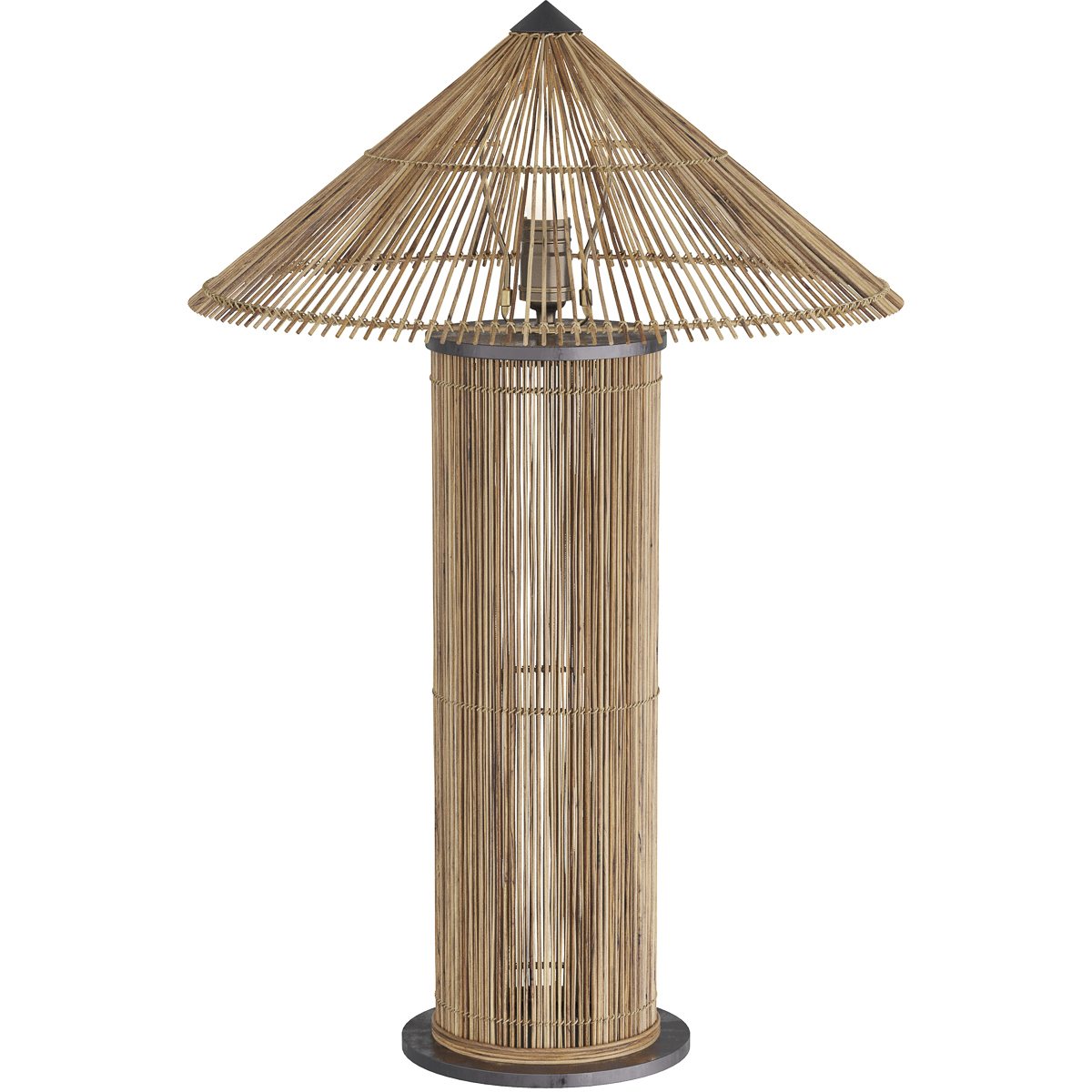 Belize 28 inch 60 watt Natural Lamp Portable Light