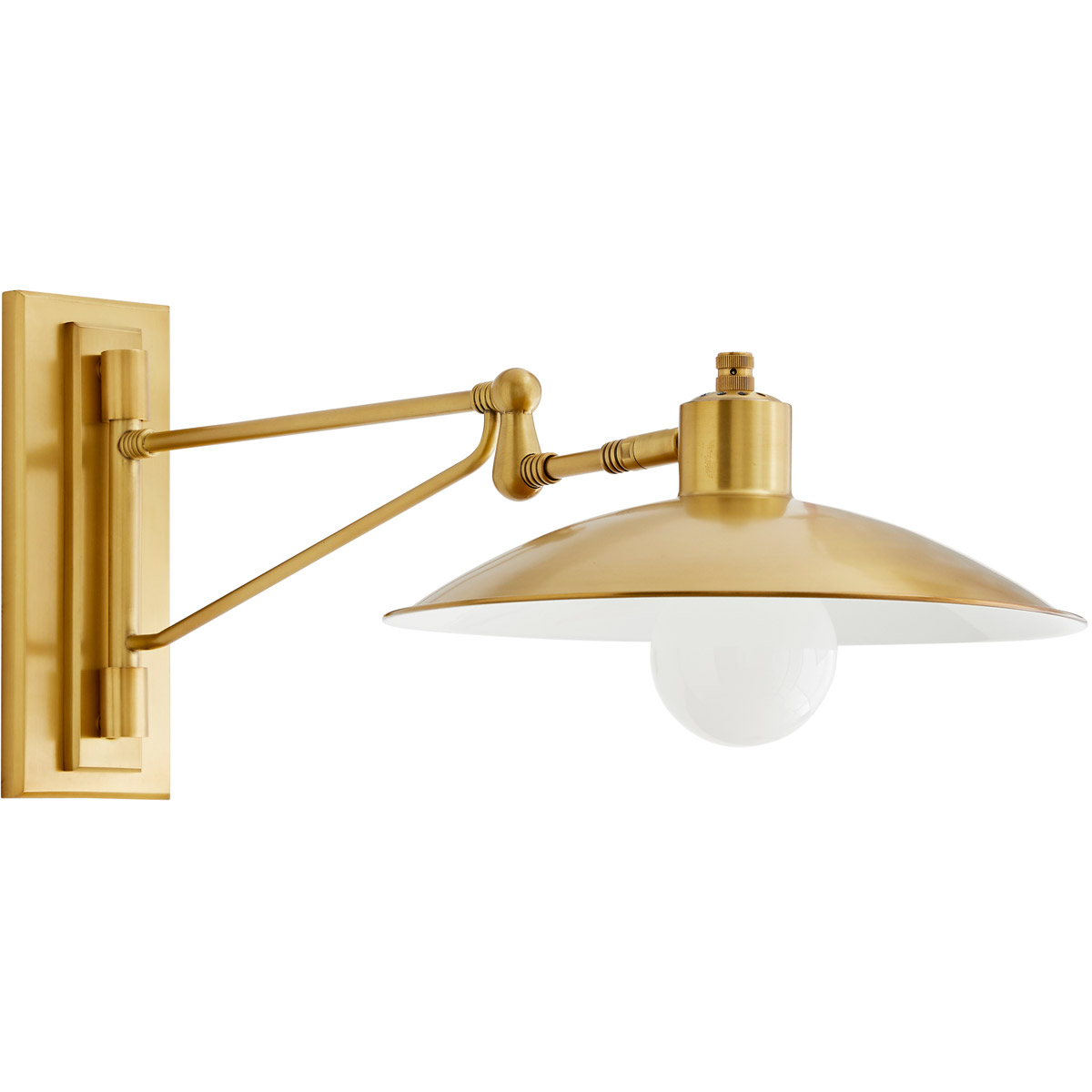 Nox 1 Light 31 inch Antique Brass Sconce Wall Light