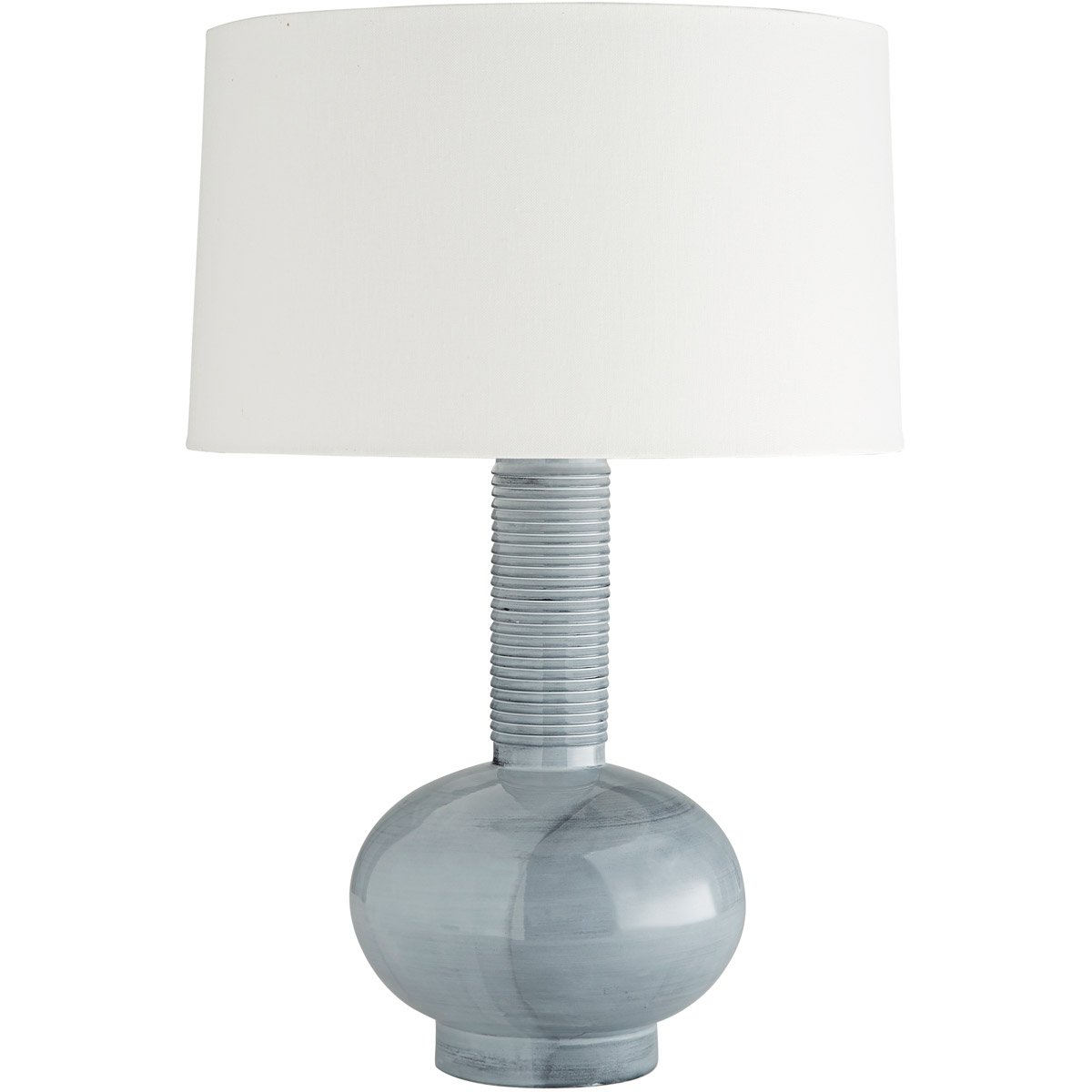 Nakoma 29 inch 150 watt Haze Blue Reactive Glaze Table Lamp Portable Light