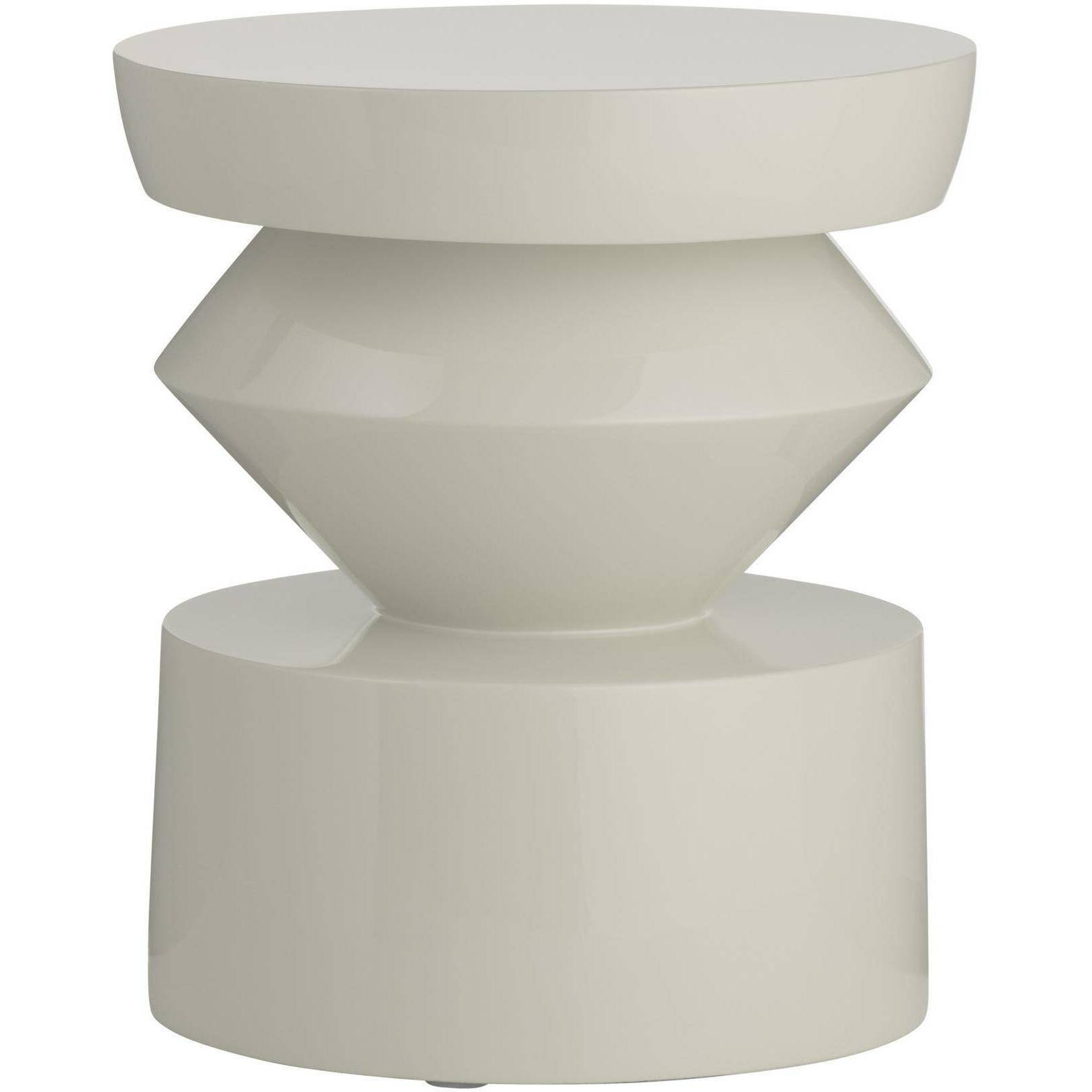 Uma 16 inch Ivory Accent Table