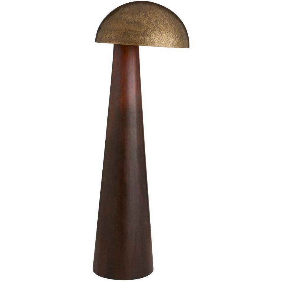 Hoffman 63 inch 60 watt Umber Mango Wood Floor Lamp Portable Light