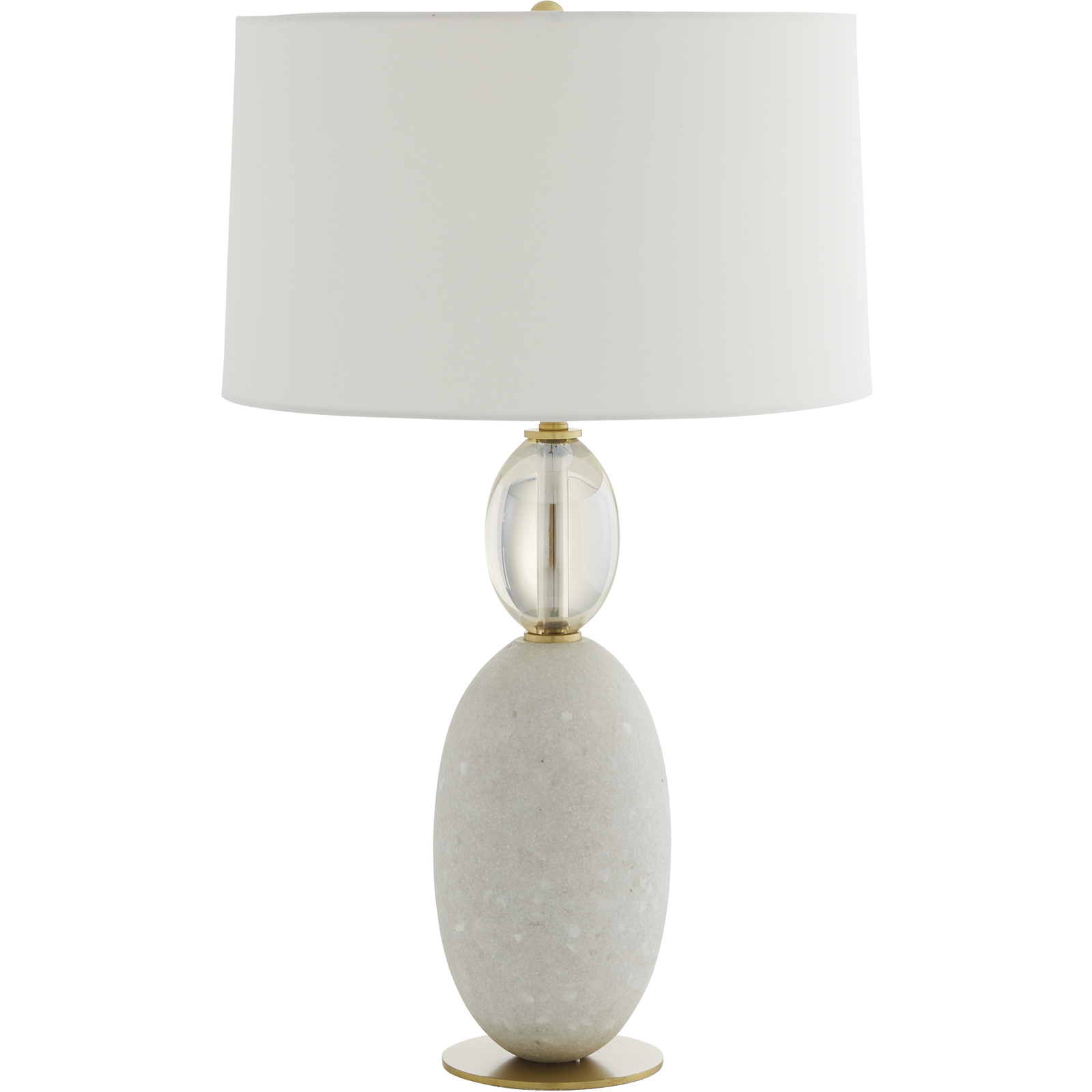 Minato 28.5 inch 150 watt Ivory Lamp Portable Light