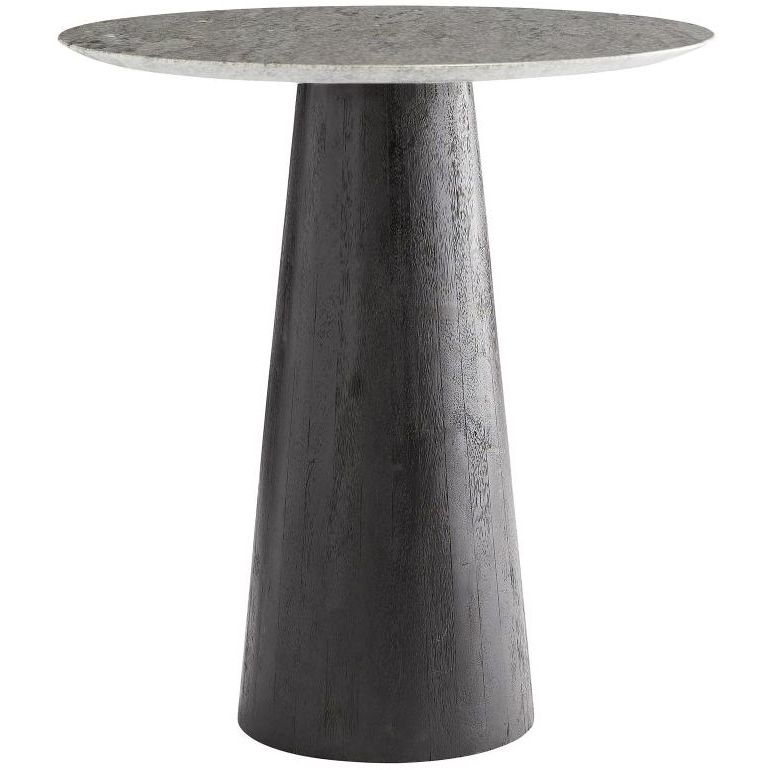 Theodore 24 inch Sandlasted Ebony End Table
