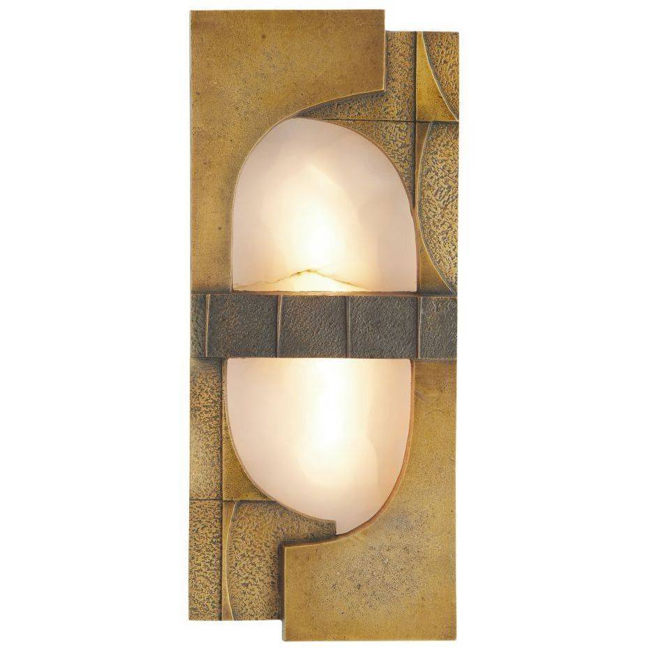 Graham 1 Light 8 inch Antique Brass and English Bronze ADA Sconce Wall Light