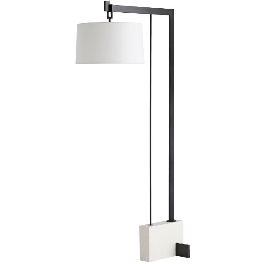 Piloti 76.5 inch Faux Marble Floor Lamp Portable Light