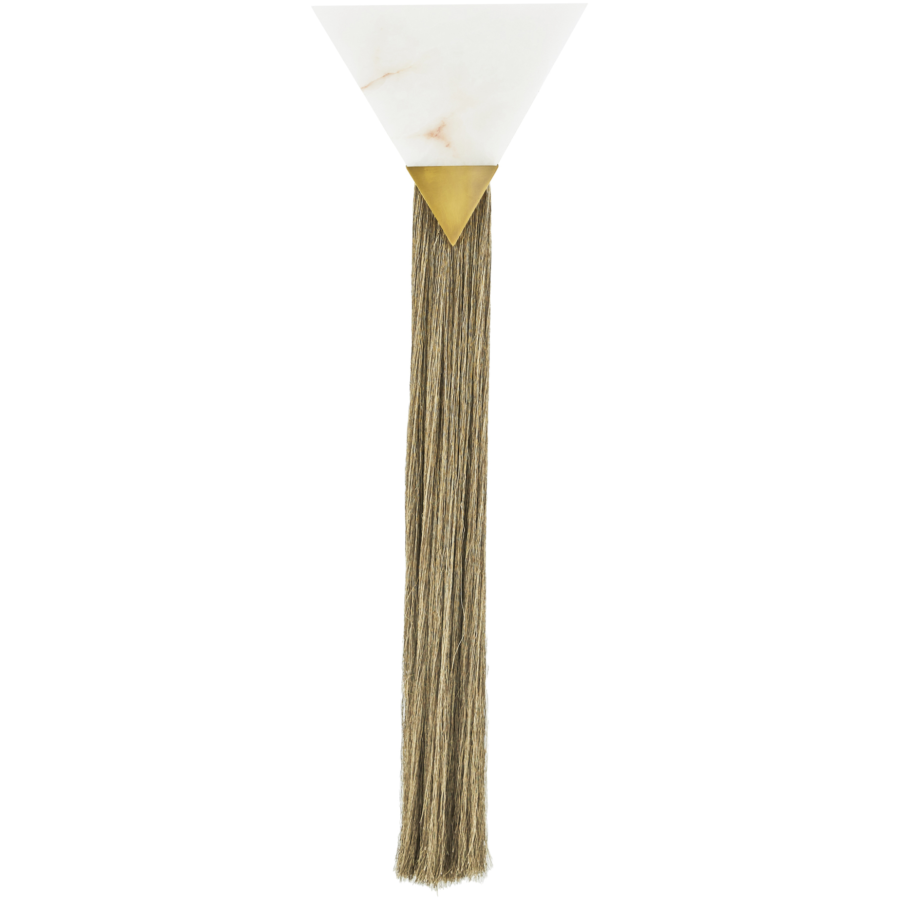 Riri 1 Light 10.5 inch White and Antique Brass ADA Sconce Wall Light