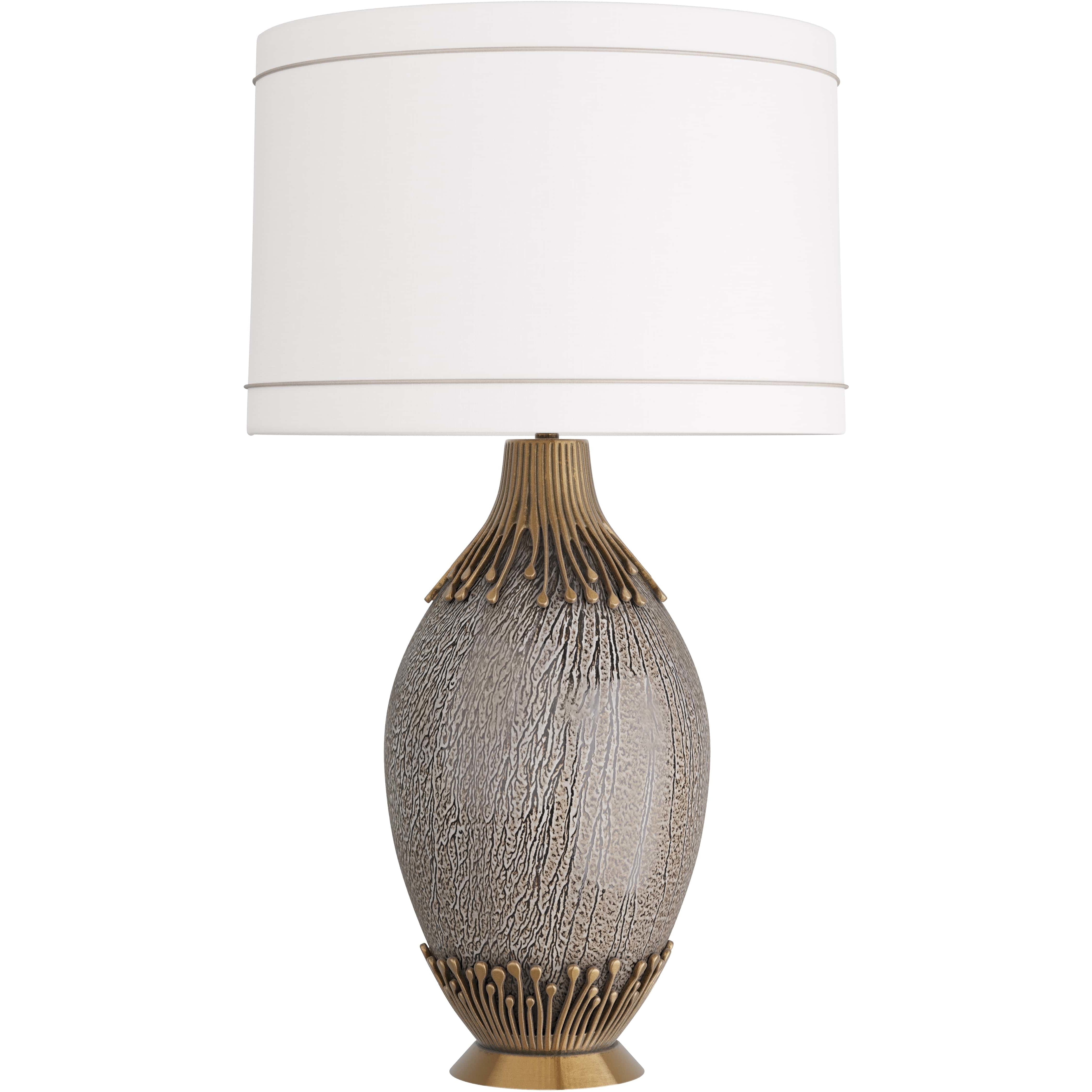 Wilhelm 32 inch 150 watt Ash Reactive Table Lamp Portable Light