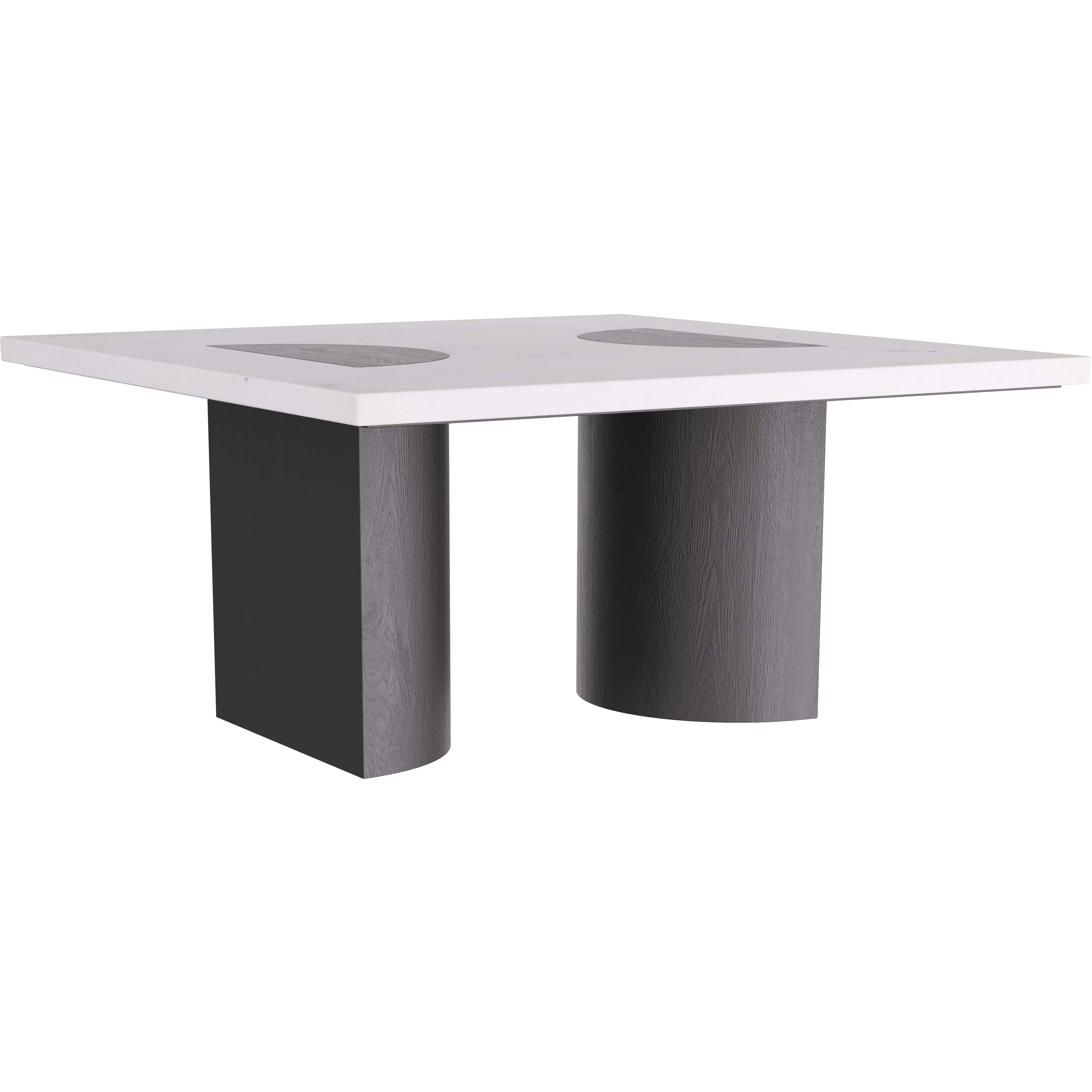 Tindle 34 X 15.5 inch White Sandblasted Coffee Table