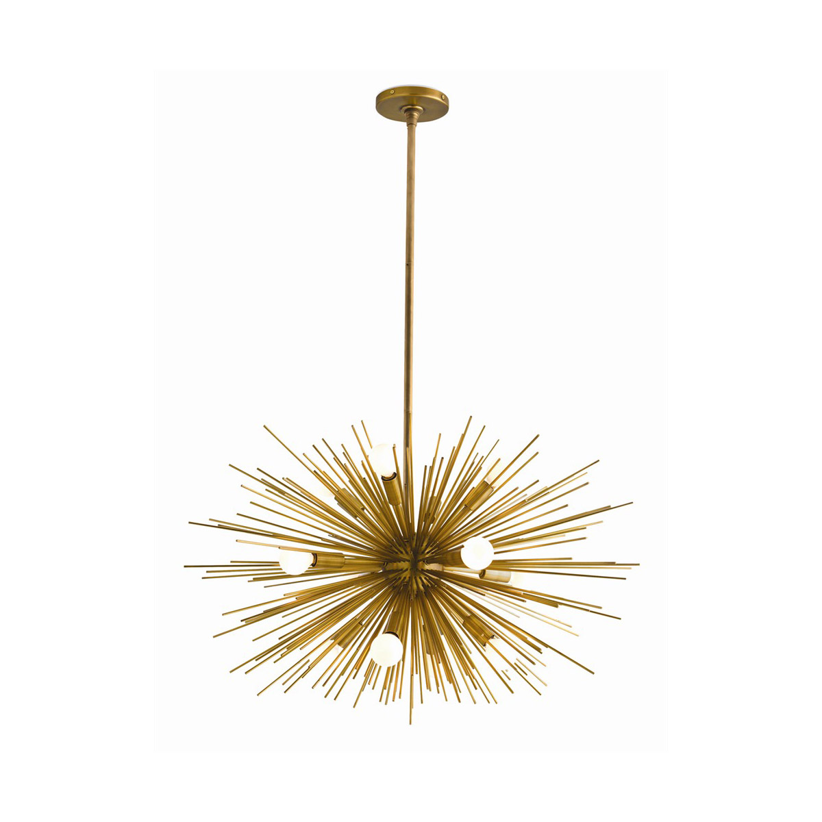 Arteriors 89669 Zanadoo 12 Light 29 inch Antique Brass Chandelier