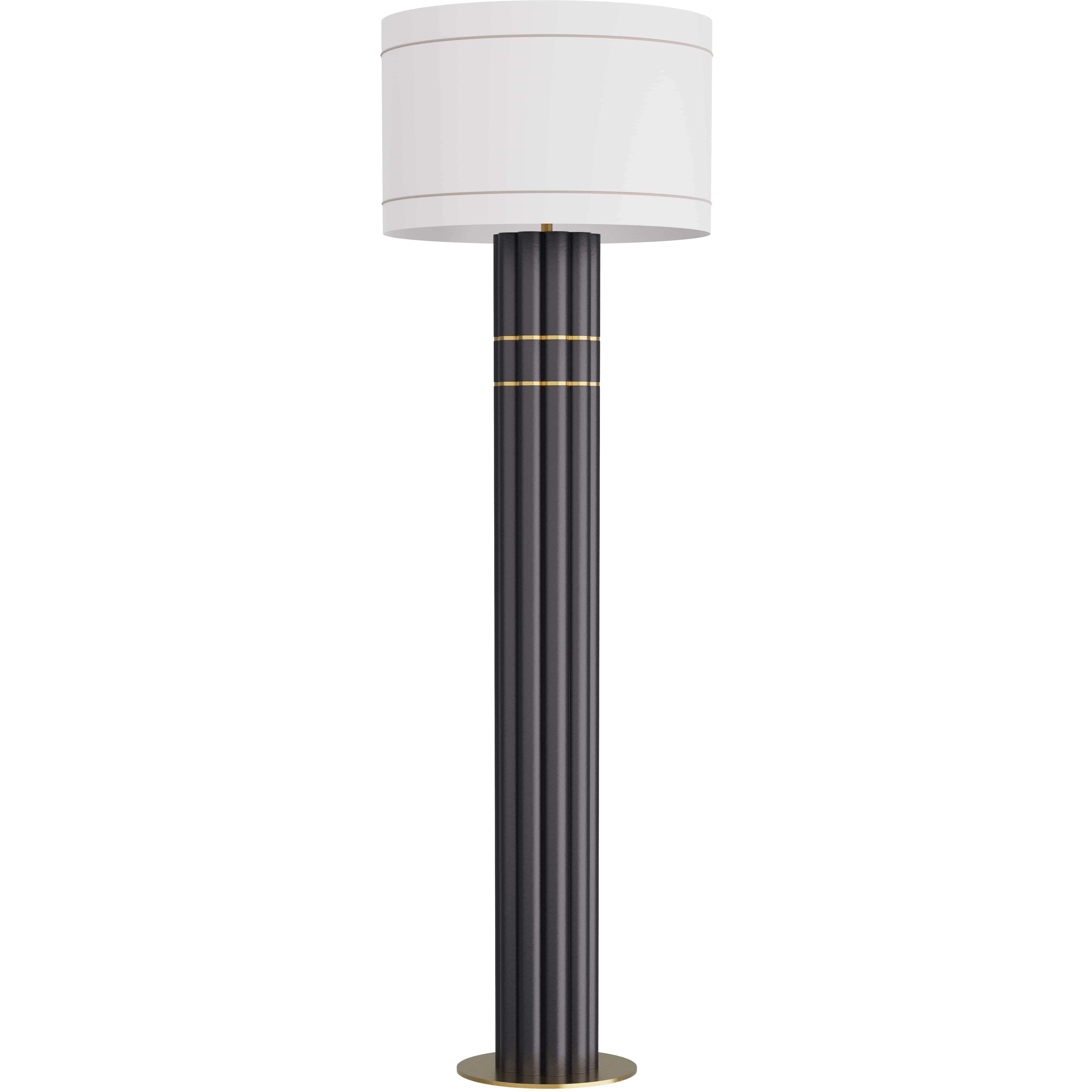 Warner 70.5 inch 150 watt Black Floor Lamp Portable Light