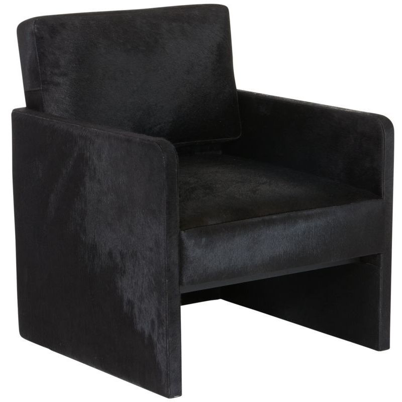 Devine Black Hair on Hide Lounge Chair