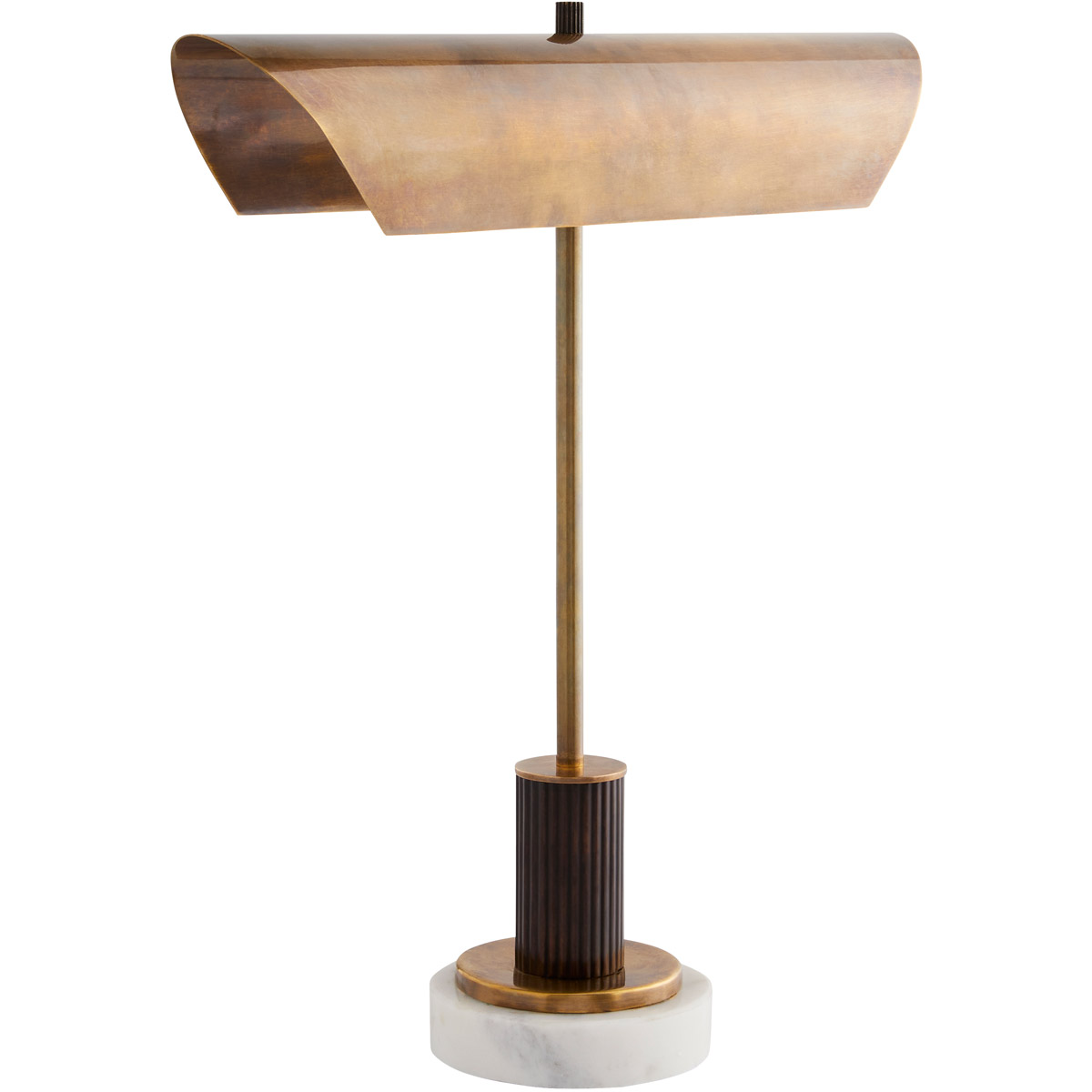 Lansing 19 inch 60 watt Vintage Brass Lamp Portable Light