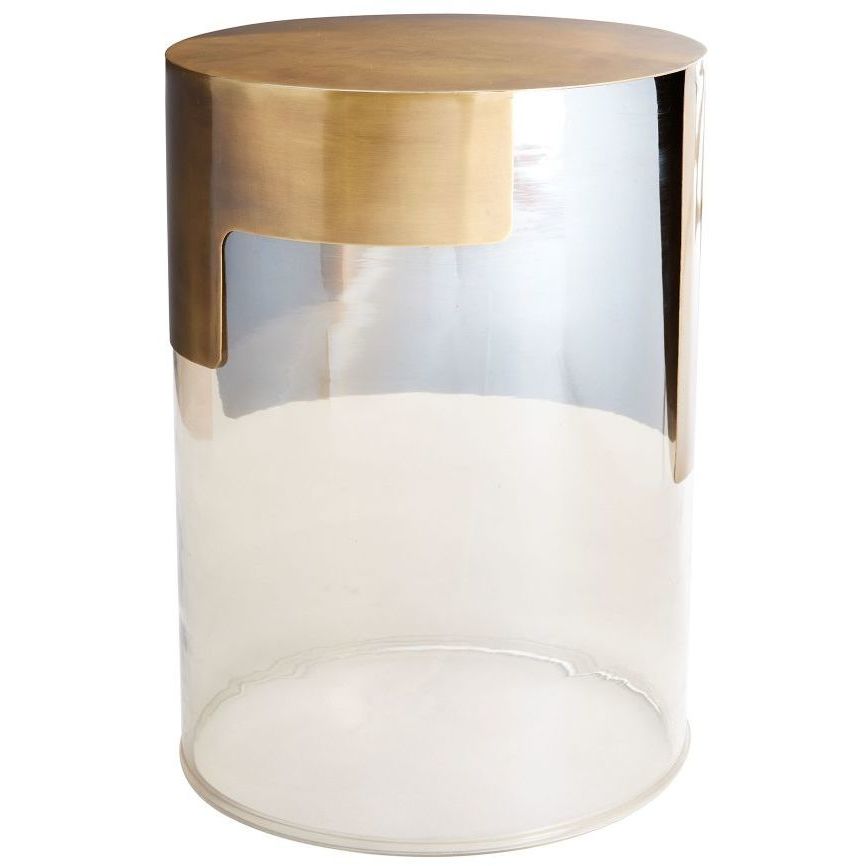 Jesse 12 inch Smoke Accent Table