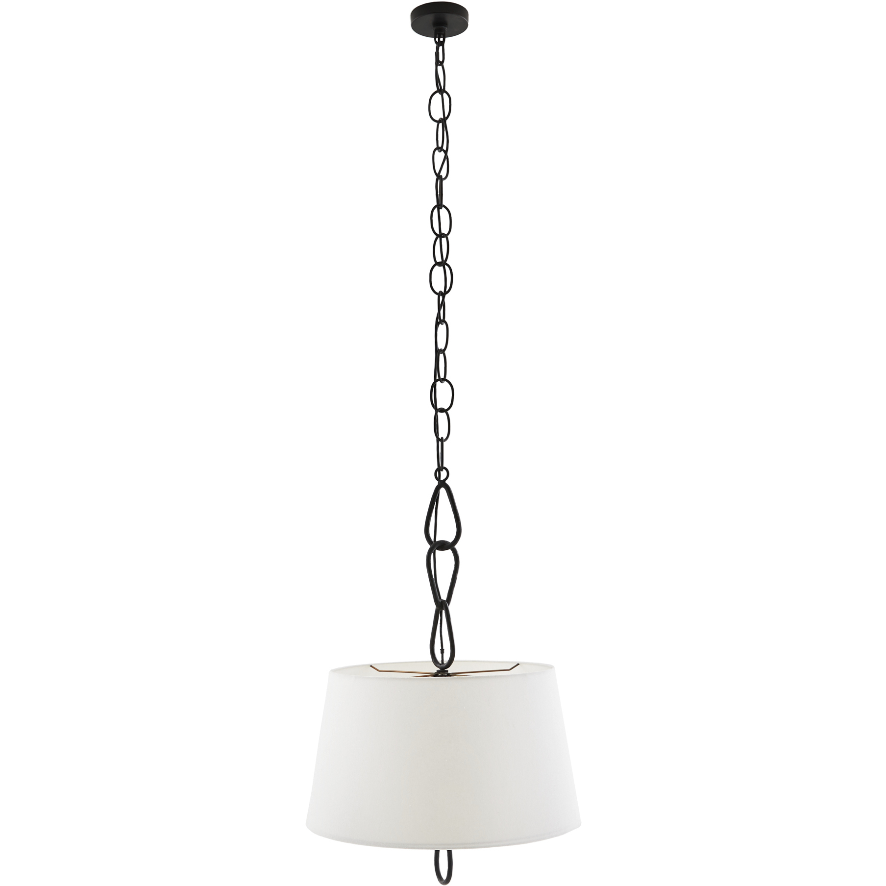 Parkman 2 Light 23 inch Blackened Iron Pendant Ceiling Light