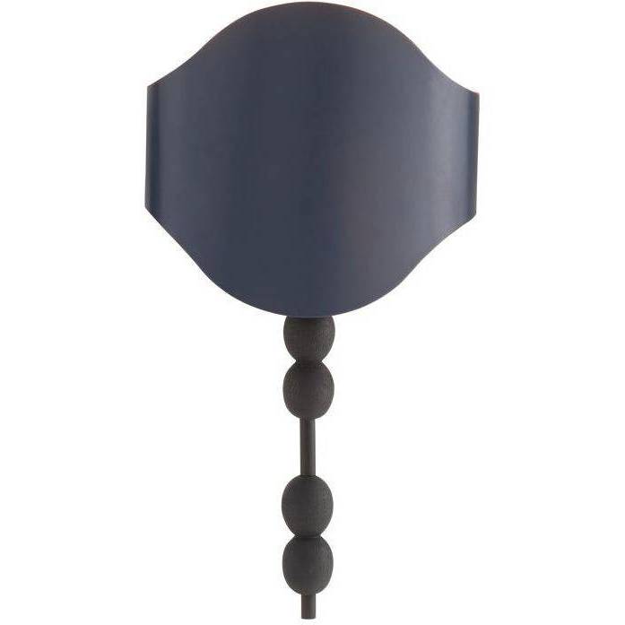 Flannery 1 Light 10.5 inch Natural Iron and Navy ADA Sconce Wall Light