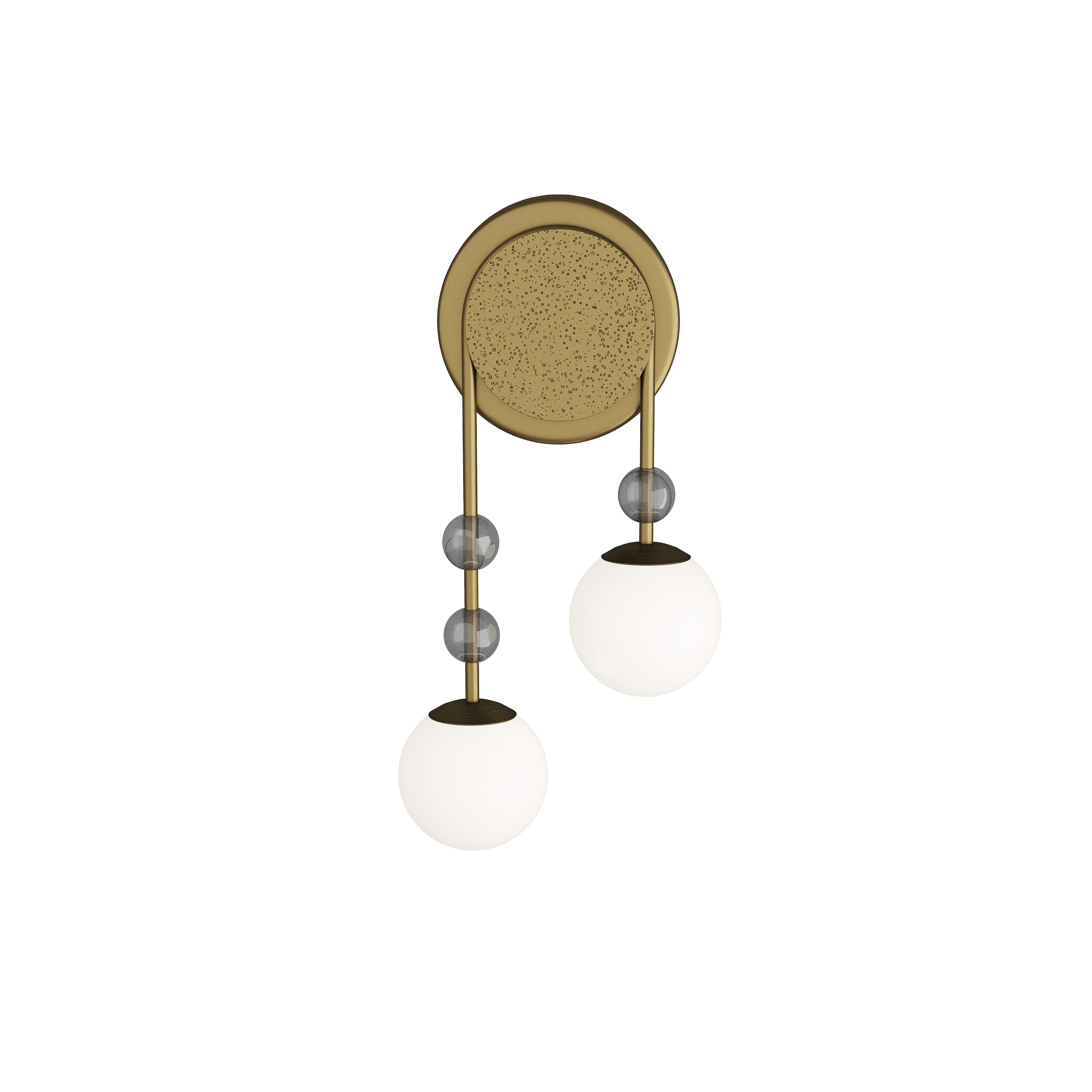 Beverly 2 Light 10.5 inch Antique Brass Sconce Wall Light, Left
