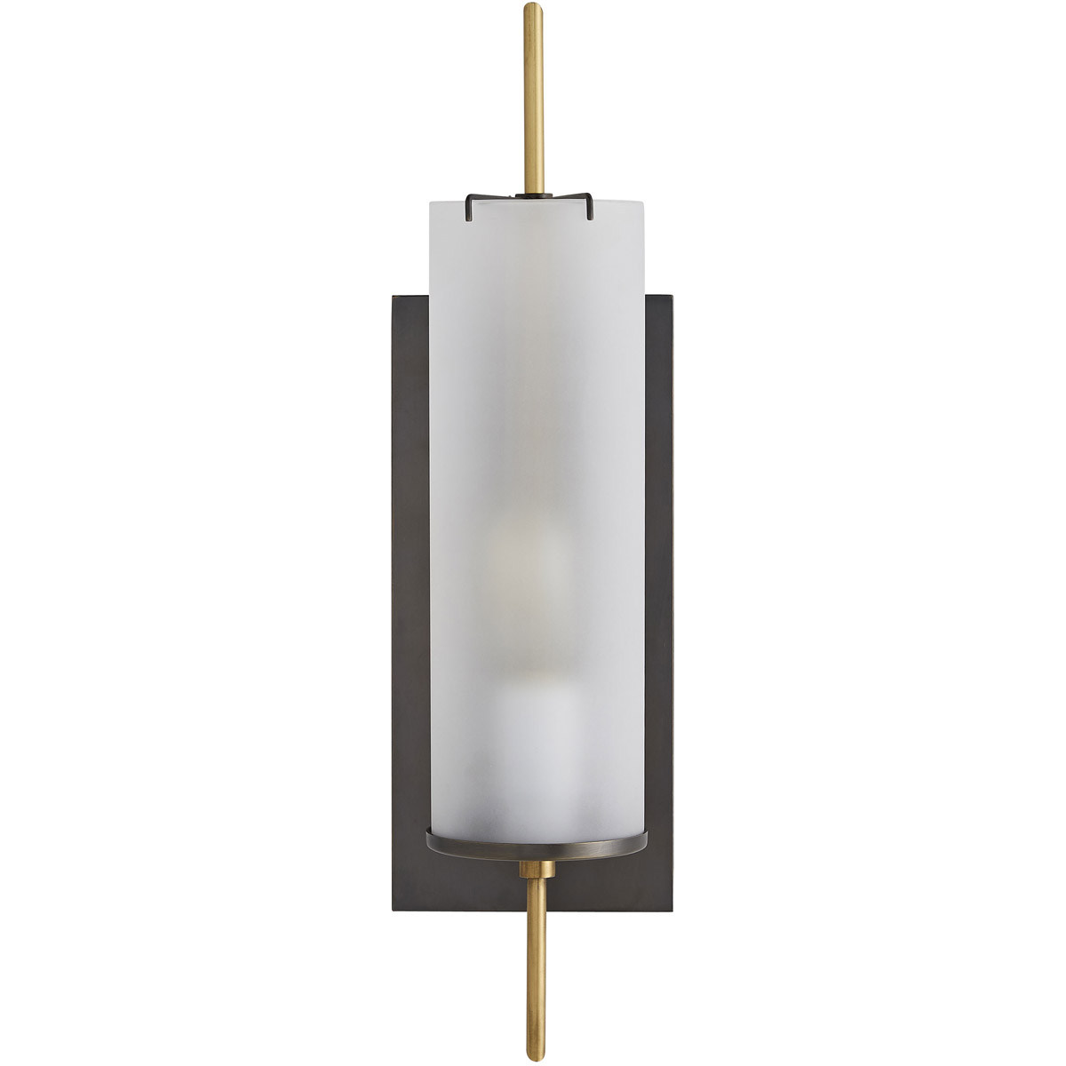 Stefan Sconce Wall Light in Bronze/Antique Brass, Essential Lighting