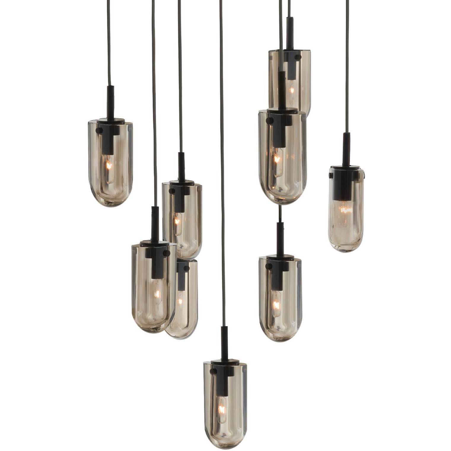 Javier 9 Light 25 inch English Bronze Multi-Port Chandelier Ceiling Light