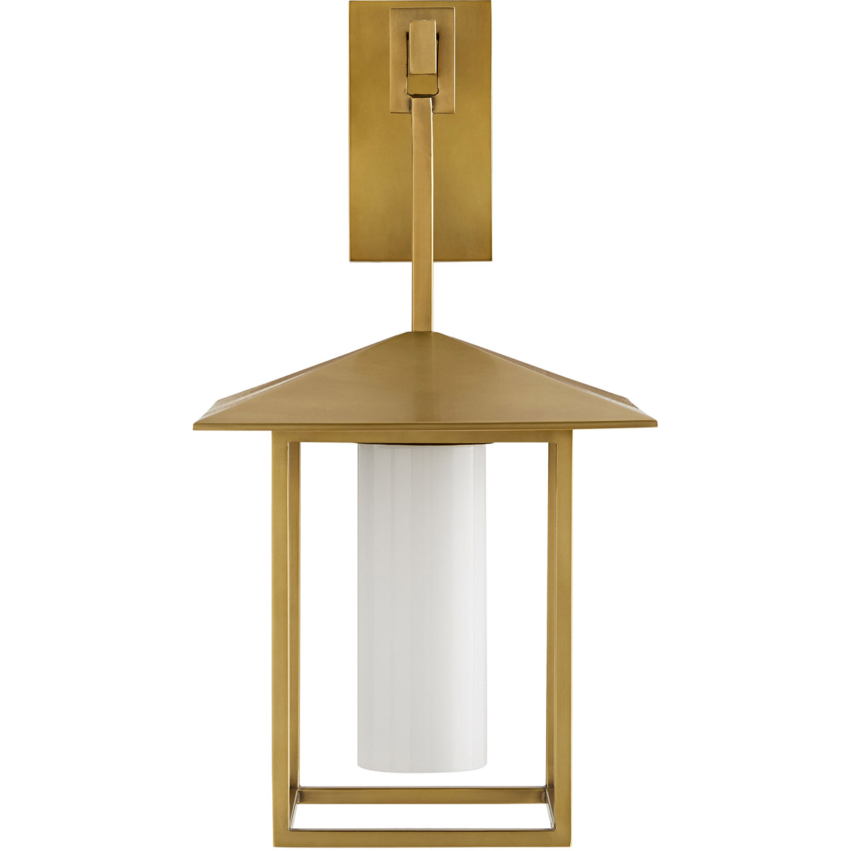 Temple 1 Light 13 inch Antique Brass Sconce Wall Light