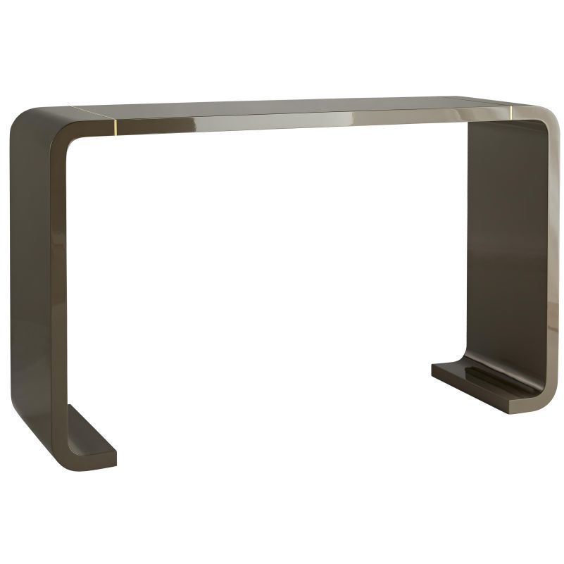 Turnley 53 inch Gray Lacquer Console Table