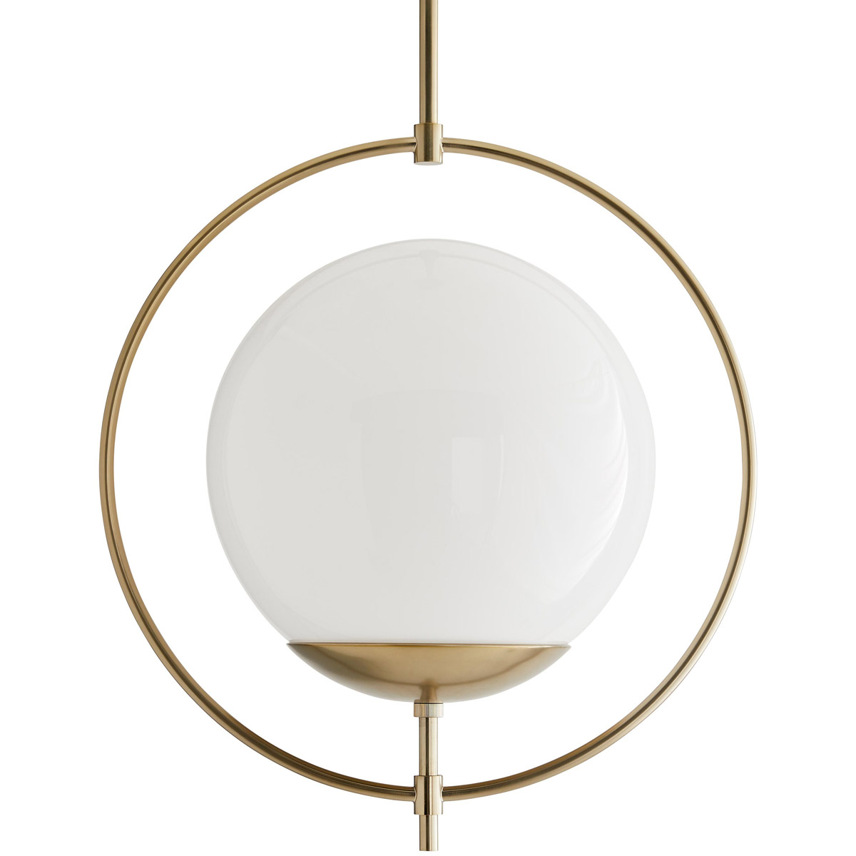 Volta 1 Light 24 inch Pale Brass Pendant Ceiling Light