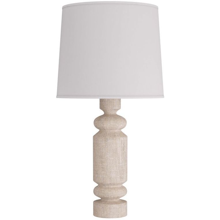 Woodrow 30 inch Limewash Table Lamp Portable Light