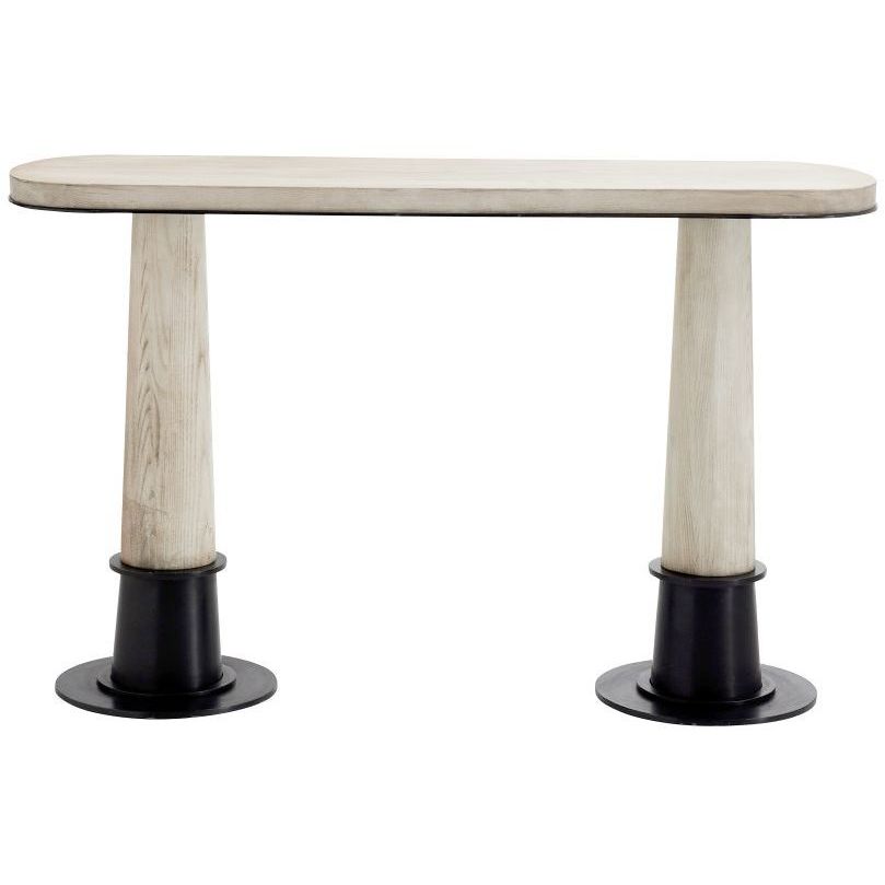 Kamile Smoke Console Table