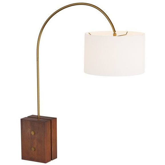 Bali 73.5 inch Antique Brass Floor Lamp Portable Light