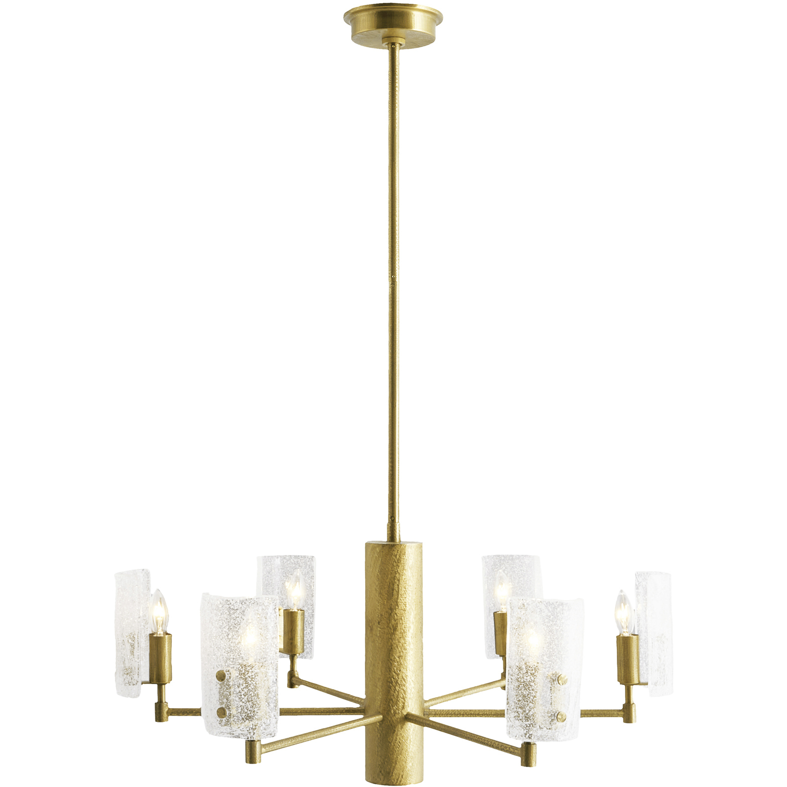Zeki 6 Light 29 inch Antique Brass Chandelier Ceiling Light